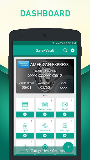 Screenshot of SafexVault