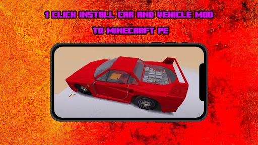 Android application Car and Vehicle Minecraft PE screenshort
