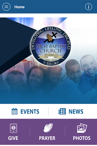 Android application First Baptist Pittsburg screenshort