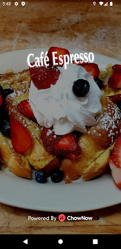 Android application Cafe Espresso screenshort