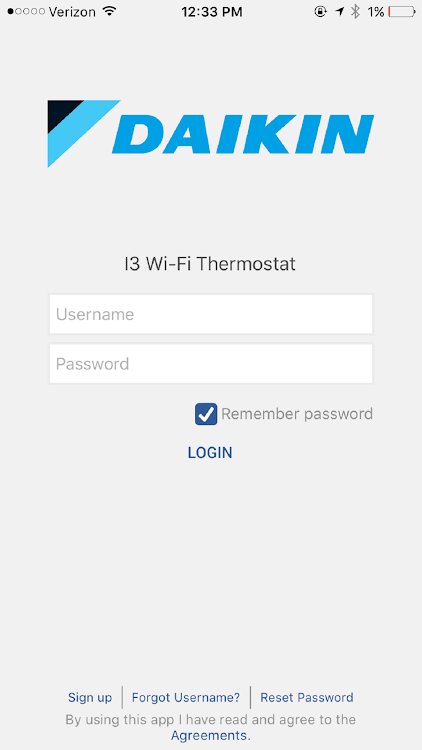 Daikin I3 Thermostat - 5 - (Android)