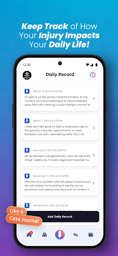 RECORD: Injury Case Assistant Screen 3