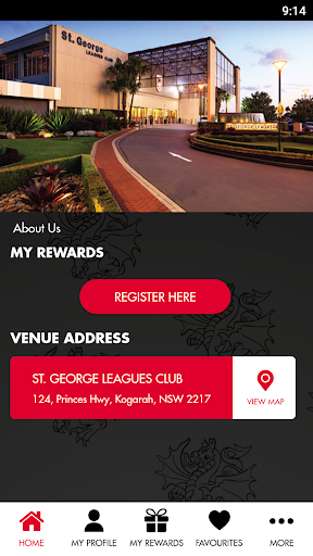 Android application St. George Rewards screenshort