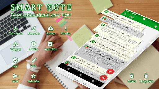 Notes Taking Pad Screen 2