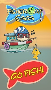 Fishing Games-Fisher Cat Saga(Die Katze fischerei) Apk Mod Herunterladen 1