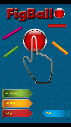 Android application FigBall - touch-skill arcade g screenshort