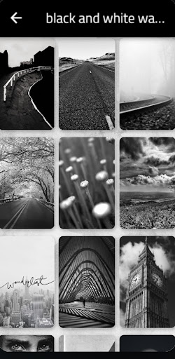 black and white wallpaper