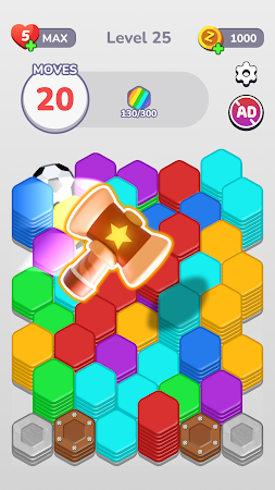 Game screenshot Hexa Pop Blast 3D hack