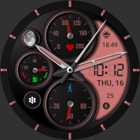 DB045 Hybrid Watch Face screenshot 26