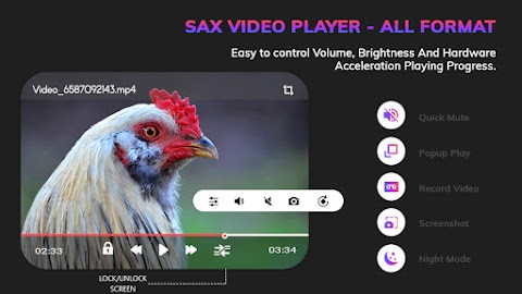 SAX Video Player - XNX Video Playerのおすすめ画像1