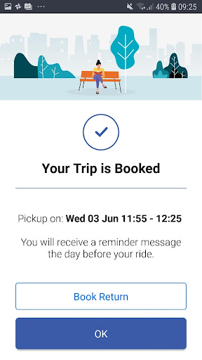 Screenshot of HRT Paratransit