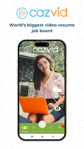 Screenshot of CazVid - Job & Resume Videos