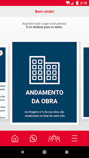 Android application Tenda com você - Clientes screenshort