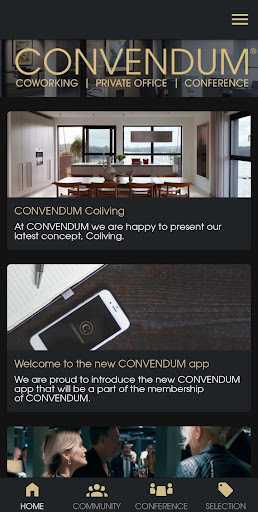 Android application CONVENDUM screenshort