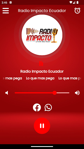 Radio Impacto Ecuador Screen 2