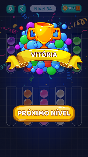 Ball Sortpuz - Puzzle de Cores Captura de Tela do Aplicativo Android 6