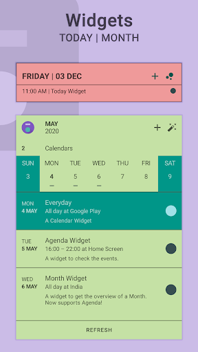 Everyday | Calendar Widget - Productivity - apps