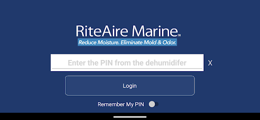Android application RiteAire WiFi App screenshort