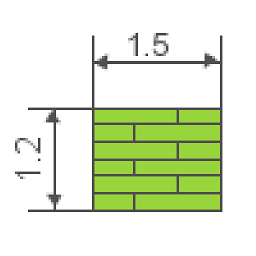 Imagen de icono Calculation a rolled lawn