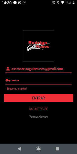 Android application Rodrigo nunes screenshort