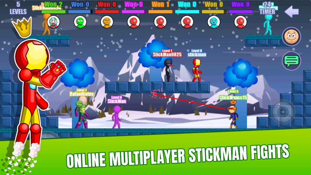 Stick Fighter: Stickman Games MOD APK v3.0 (Unlocked) - Jojoy