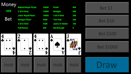 Video Poker 2021 1.0.1 APK + Mod (Free purchase) for Android