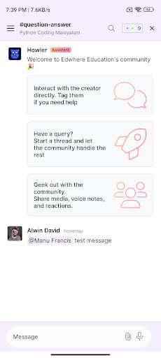 Edwhere Learning App Screen 3