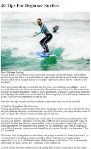 How to Do Surfing