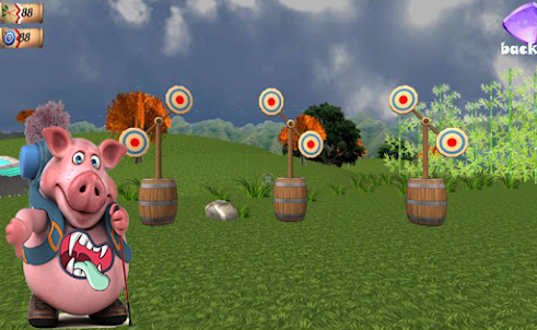 Archery Chef pigs angry