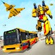 Bus Robot Car Transform: Flying Air Jet Robot Game