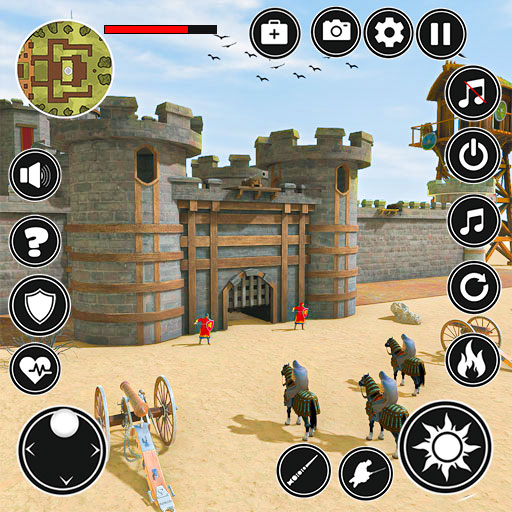 Castle Wall Defense: War Games  Icon