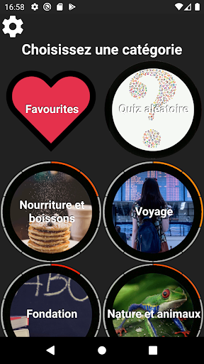Aperçu de l'application