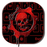 Red Blood Skull Keyboard icon