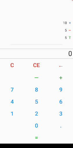 10-Key Calculator Screen 3