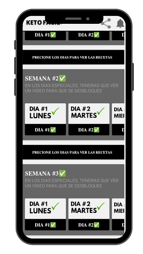 Keto Fácil - Plan De Comidas Screen 2