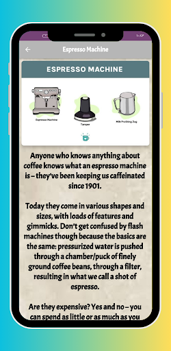Coffee preparation methods Screen 2