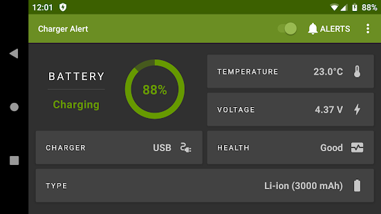 Charger Alert (Akkuzustand) لقطة شاشة