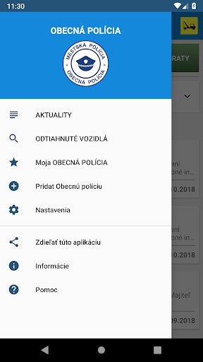 OPSR - Obecná polícia SR Screen 2