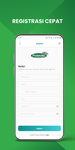 Android application ProtekMU screenshort