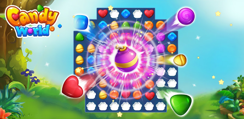 Candy Blast World - Match 3 Puzzle Games Offline