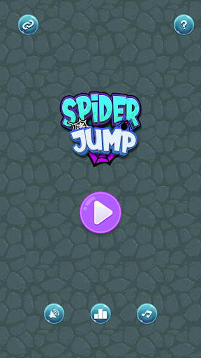 Android application Spider Jump Game screenshort