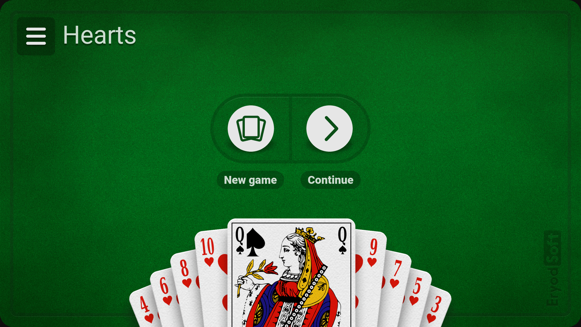 Android application Hearts + screenshort