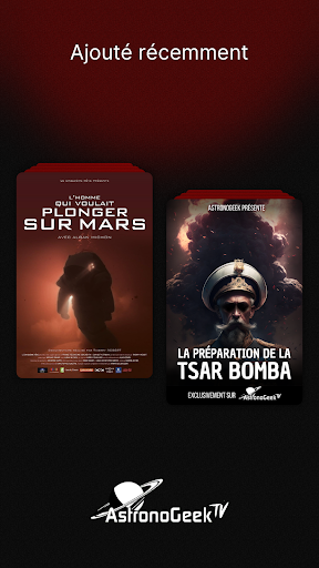 Android application Astronogeek screenshort