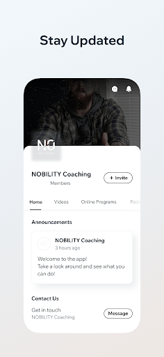 NOBILITY Coaching Screen 3