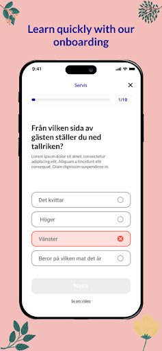 Android application Pontus - Employee app screenshort