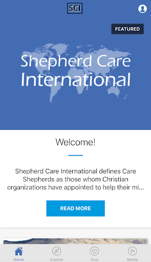 Android application Shepherd Care International screenshort