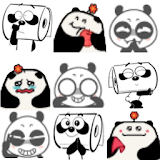 emoticons panda full icon