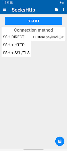 SocksHttp Screen 2
