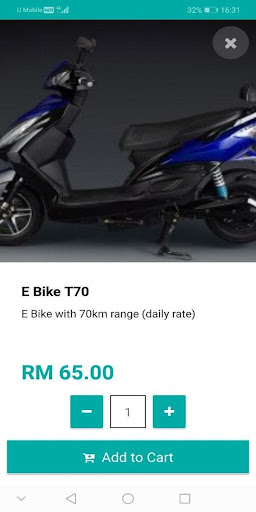 OnOn Ebike Rental Screenshot 2 - AppWisp.com
