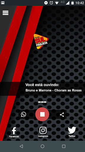Android application Rádio Sul Paulista FM screenshort